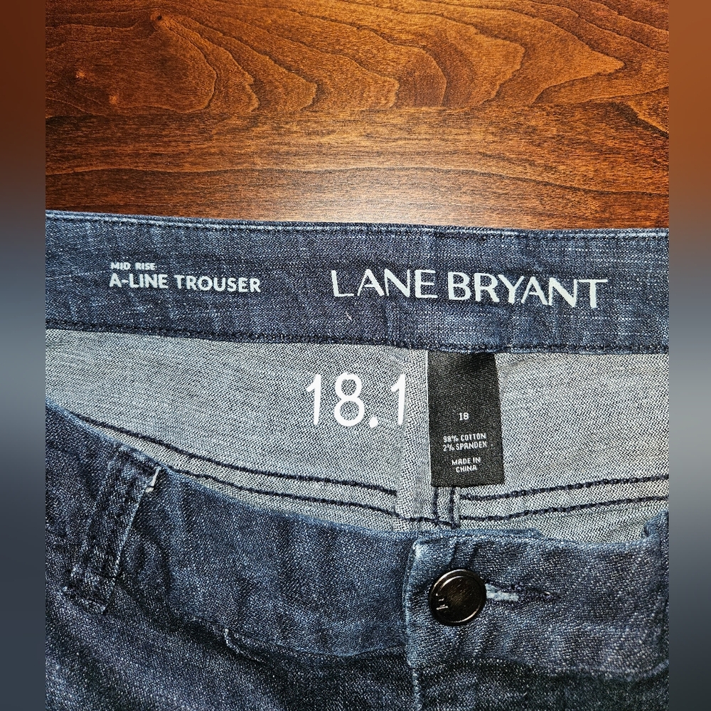 Lane Bryant A-Line Trouser Jeans